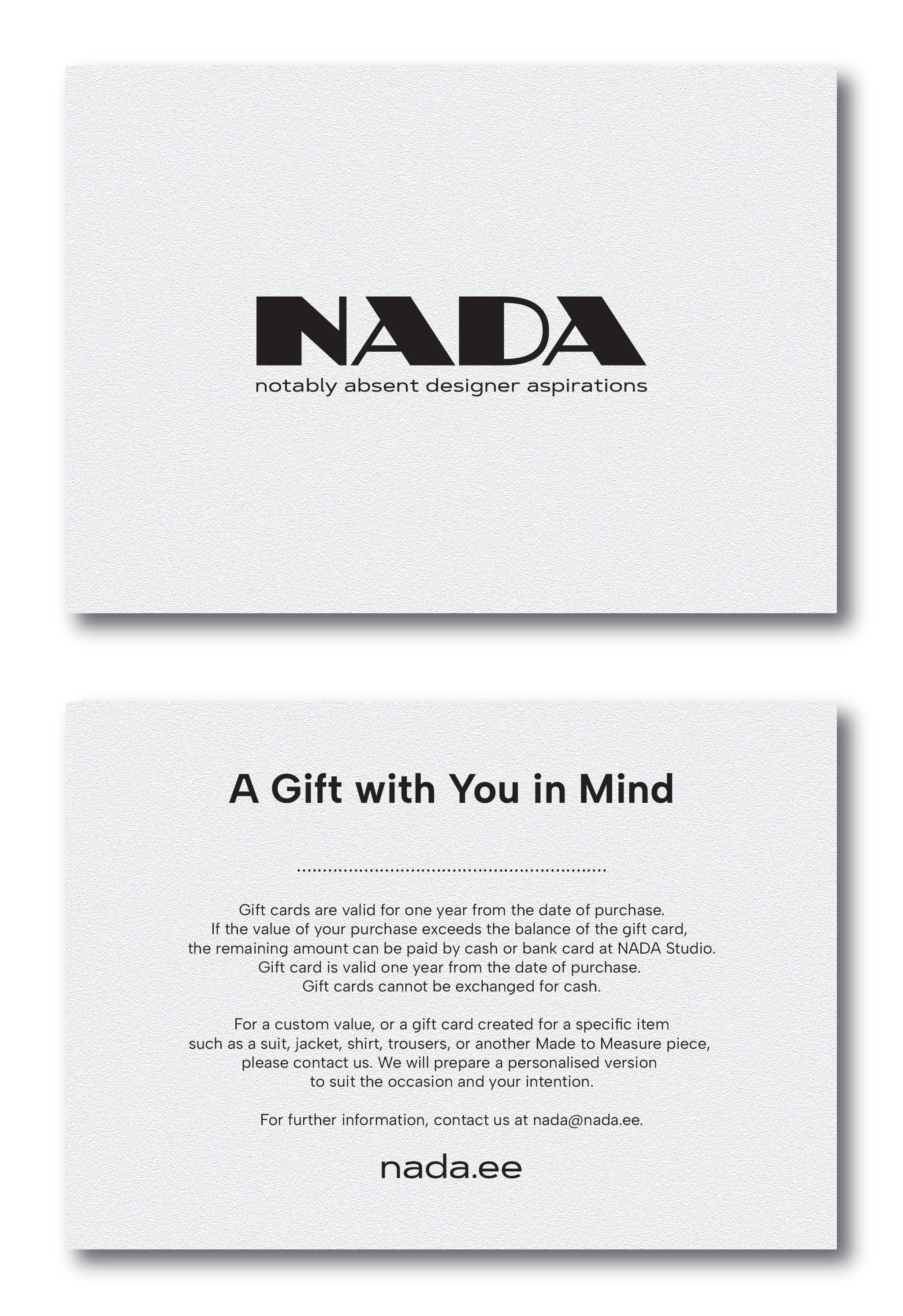 NADA Gift Card