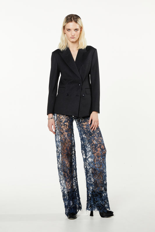 Women's Double-breasted Jersey Blazer