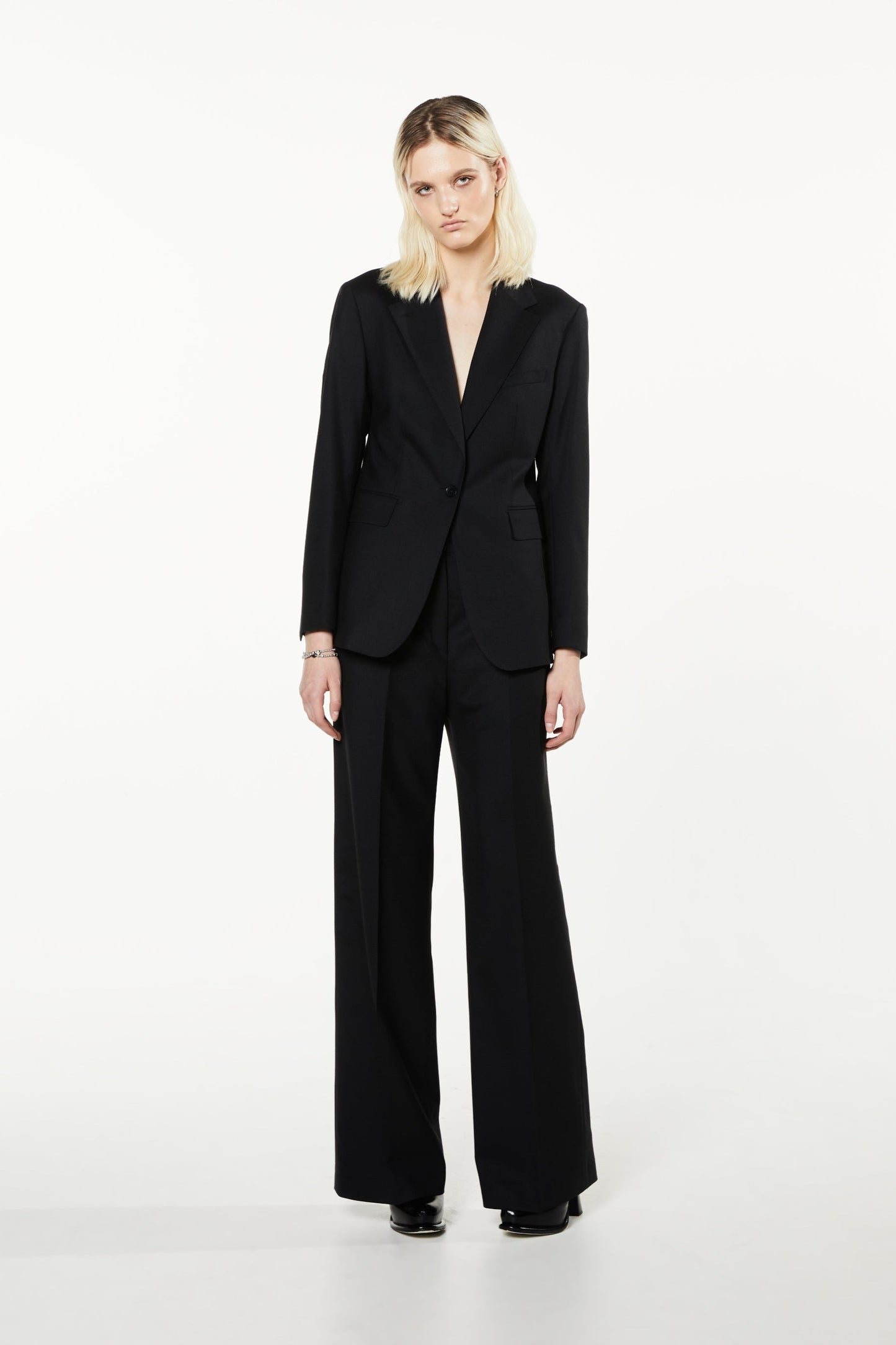 Black Two Piece Women's Travel Suit