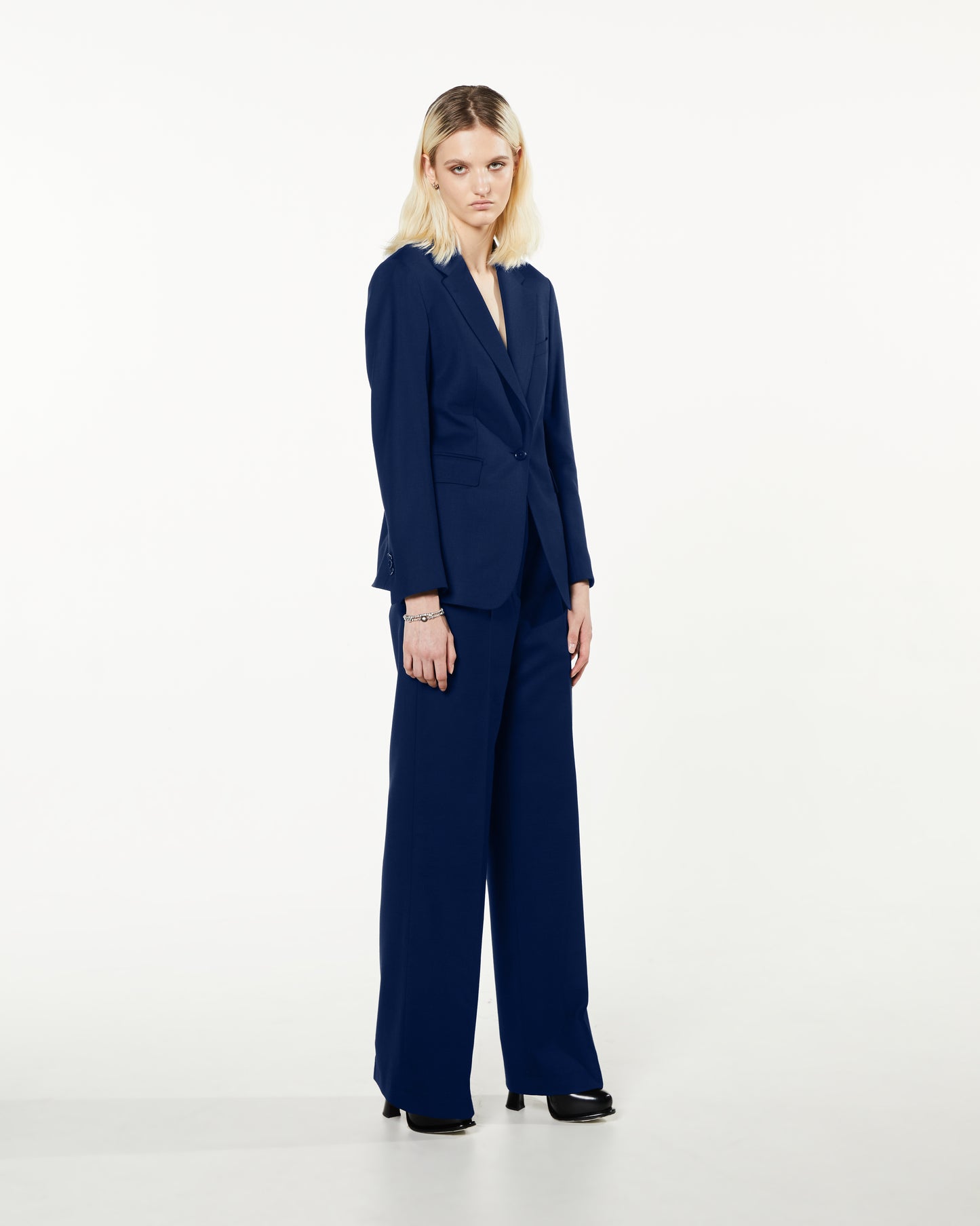 Blue Two Piece Women's Travel Suit