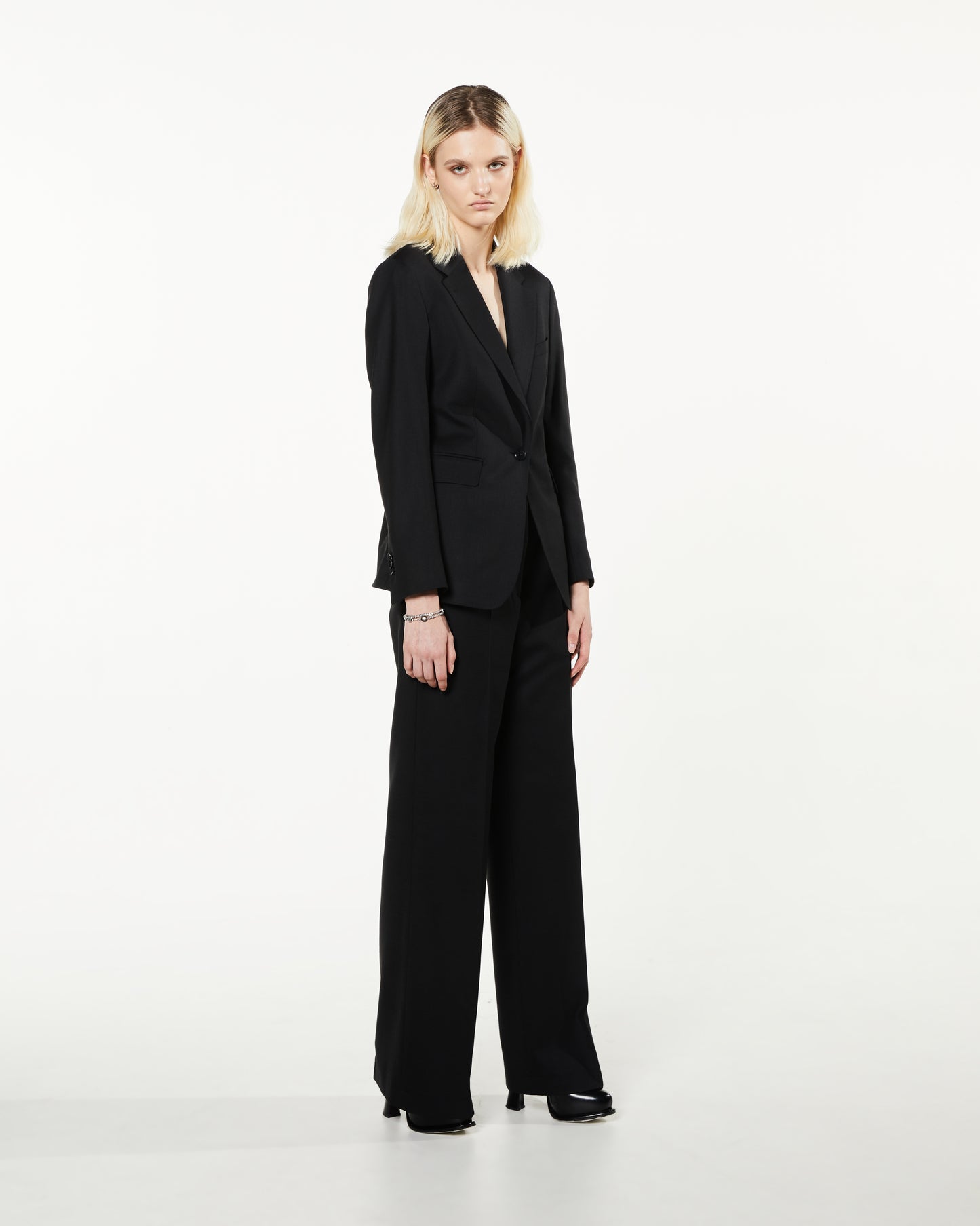 Black Two Piece Women's Travel Suit