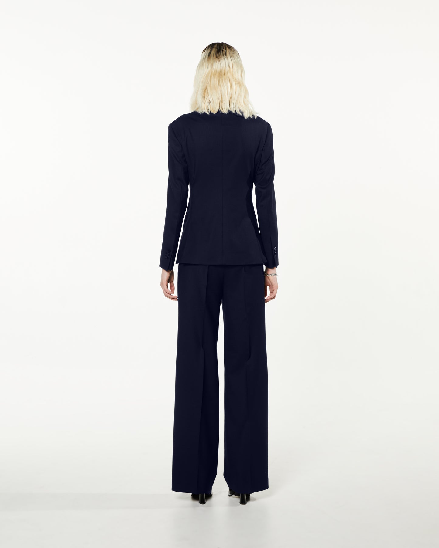 Navy Two Piece Women's Travel Suit