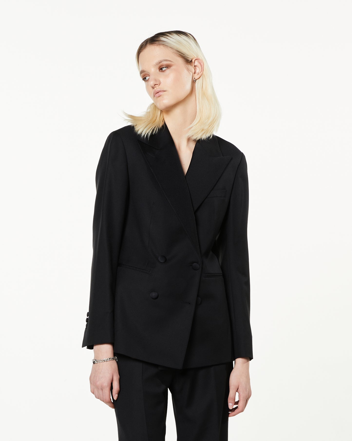 Double-breasted Smoking Jacket