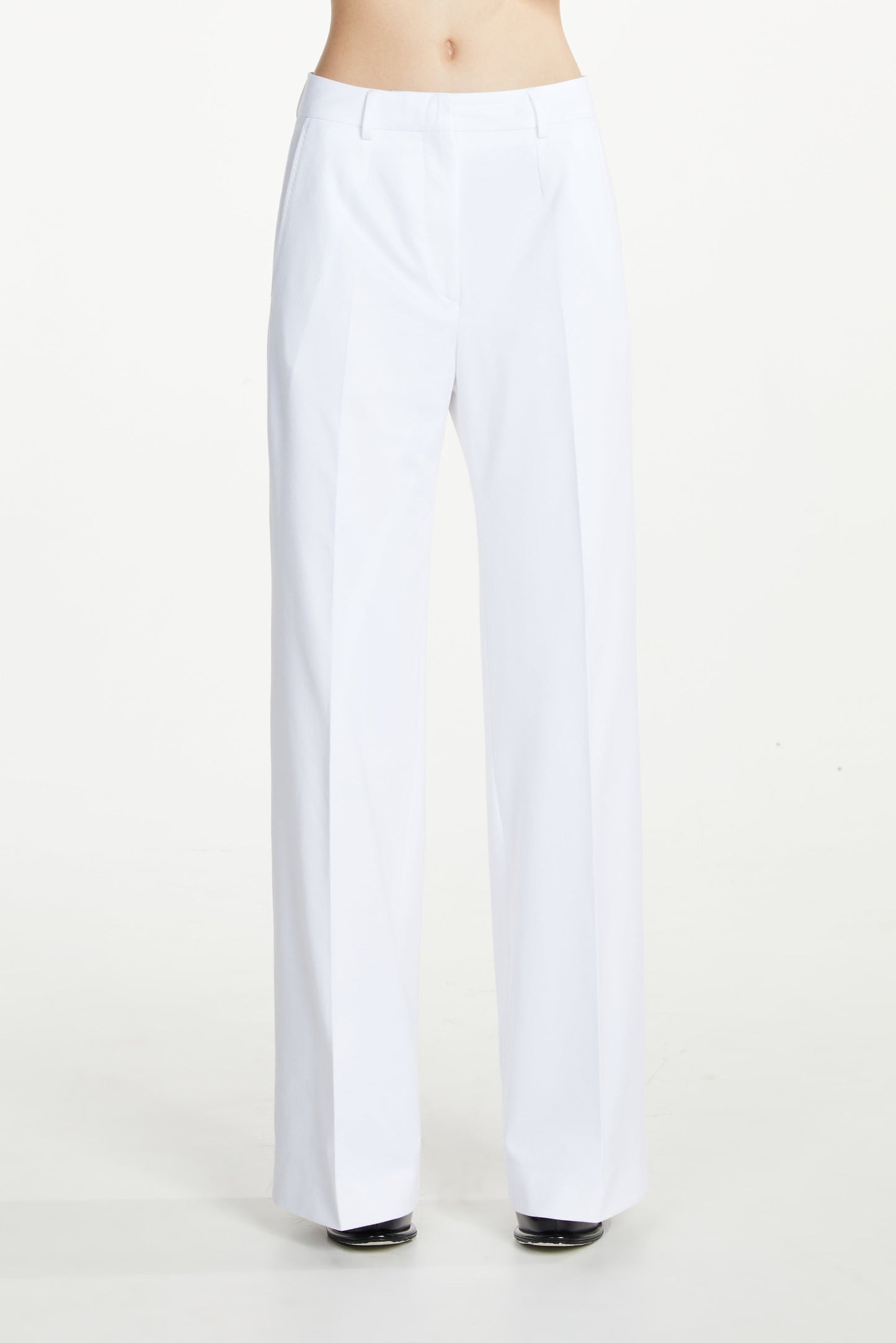 Women's White Double-breasted Suit