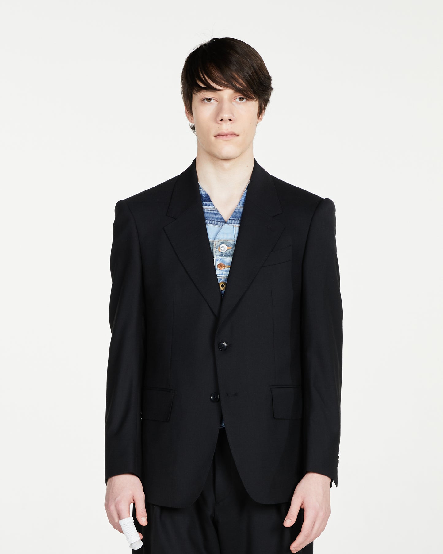 Black Two Piece Travel Suit