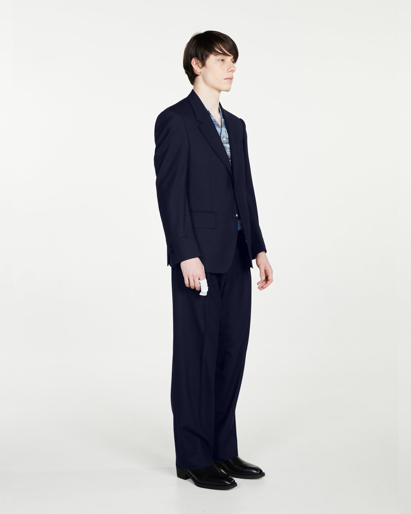 Navy Two Piece Travel Suit