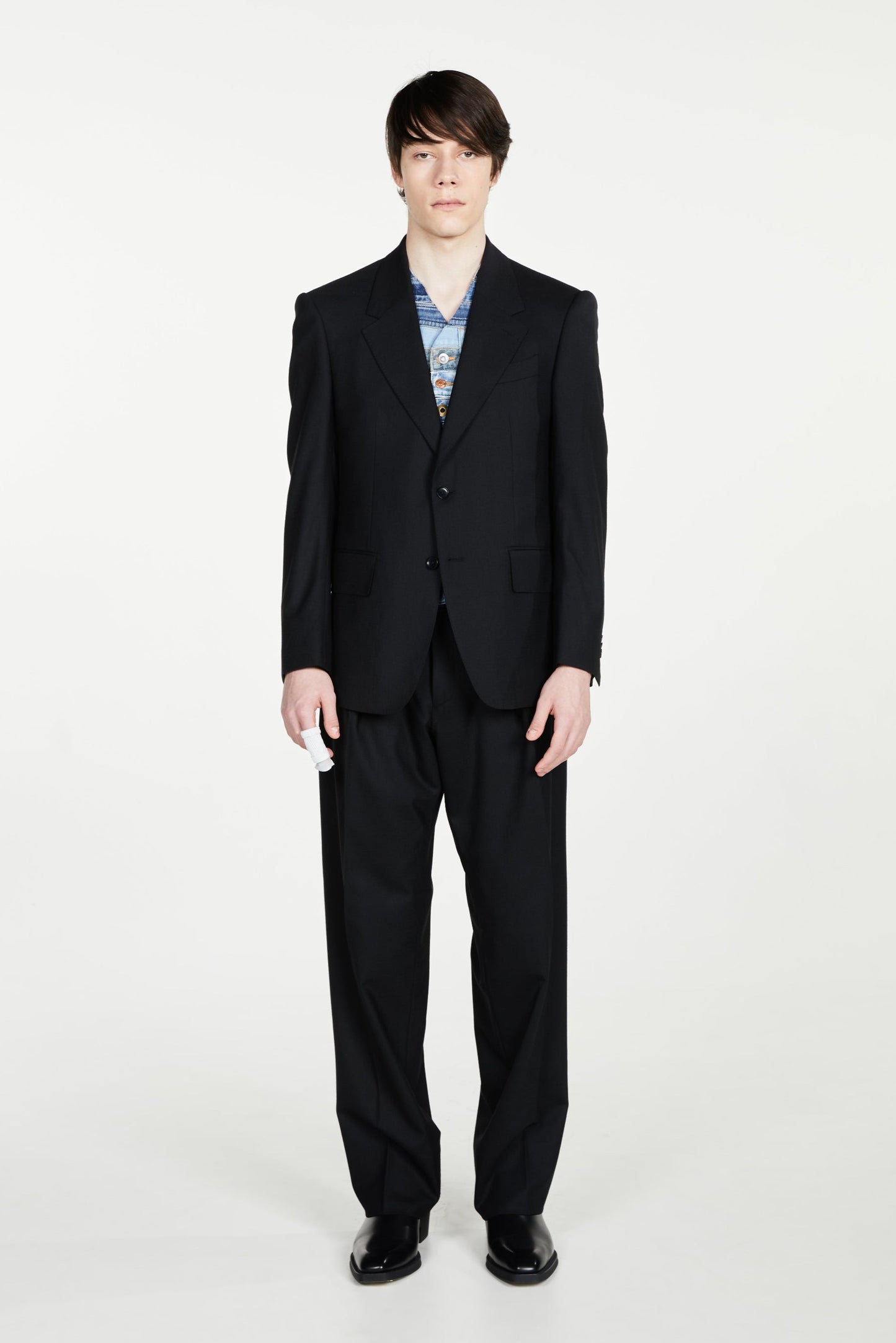 Black Two Piece Travel Suit