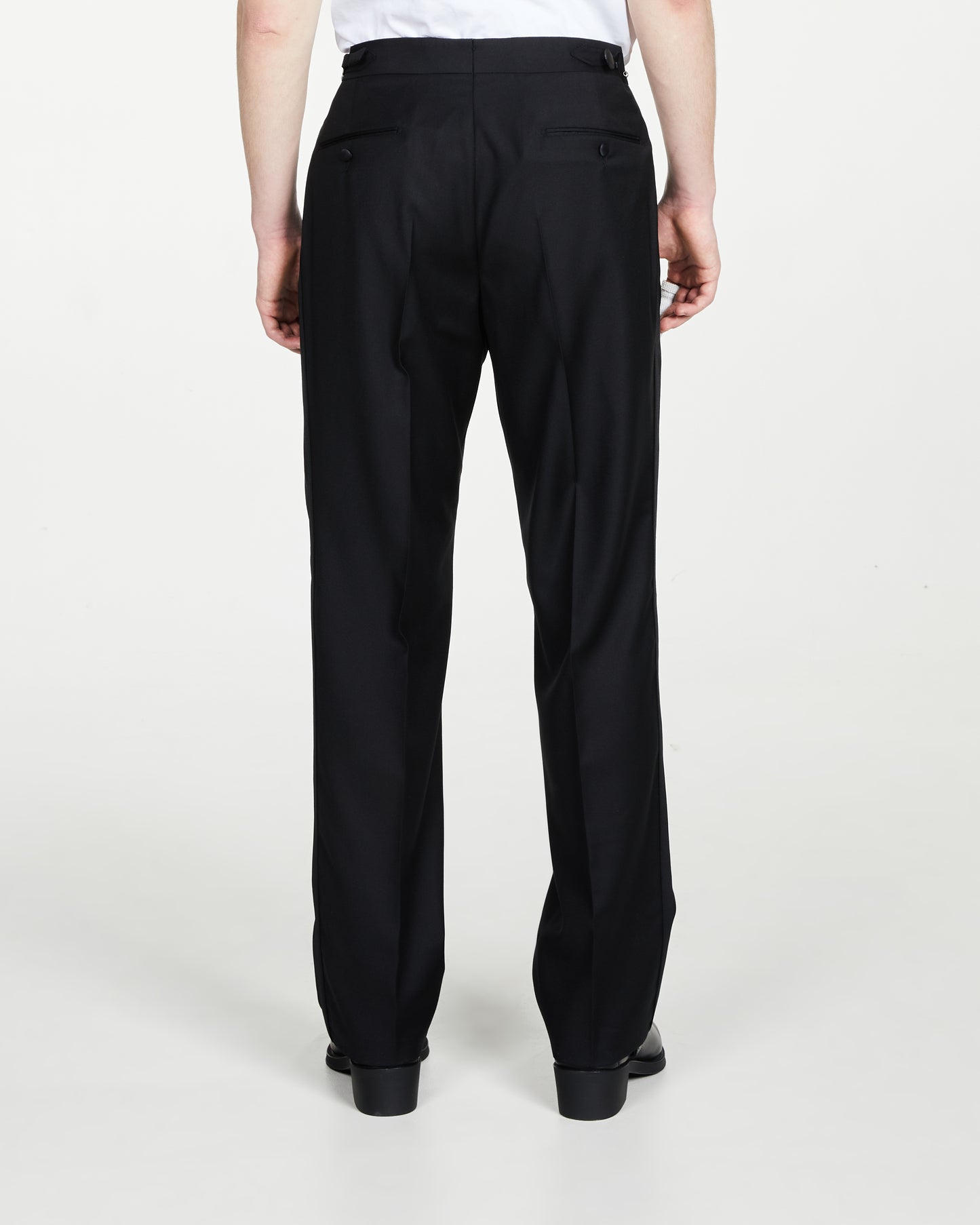 Wide-fit Smoking Trousers